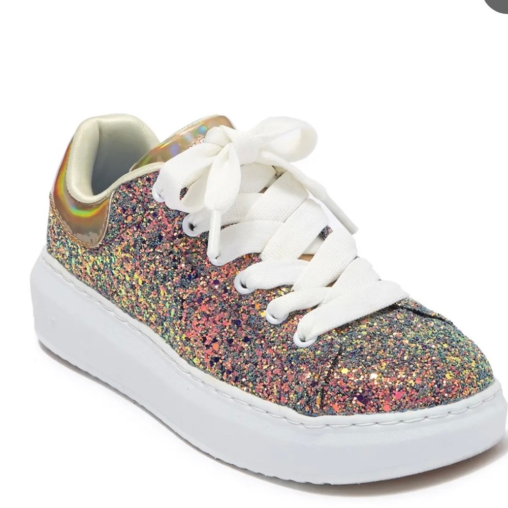 Skechers Glitter Rockers in Multi Glitter with Gold Trim New w/o tags